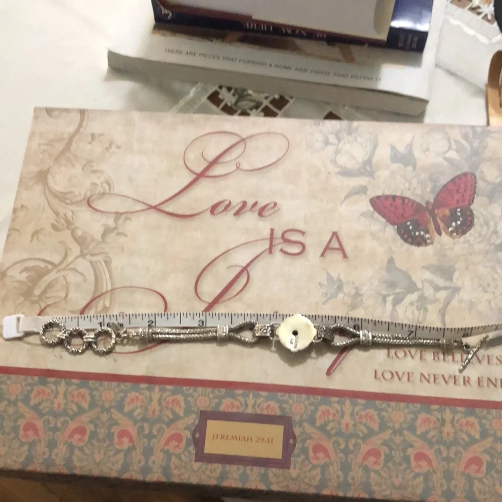 SARDA STERLING SILVER ADJUSTABLE CLASP BANGLE BRACELET 8” - Picture 4 of 4